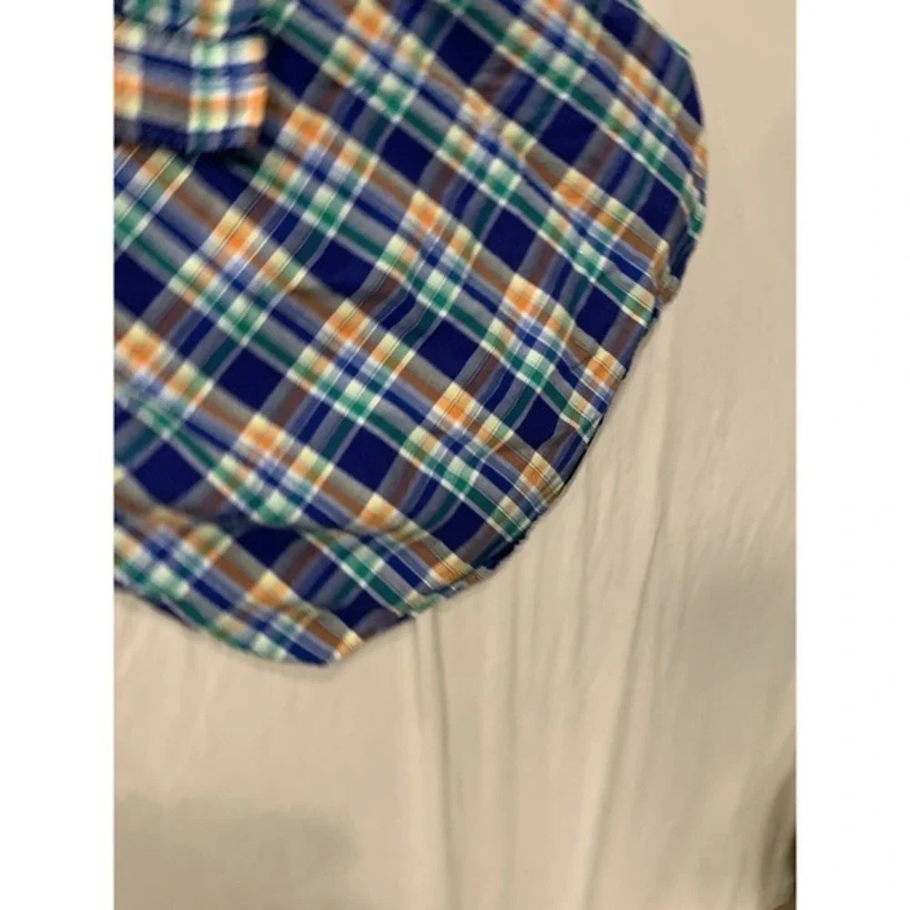 Ralph Lauren Boys XL‎ 20 Button Down Shirt Multicolor Plaid Long Sleeve Cotton
